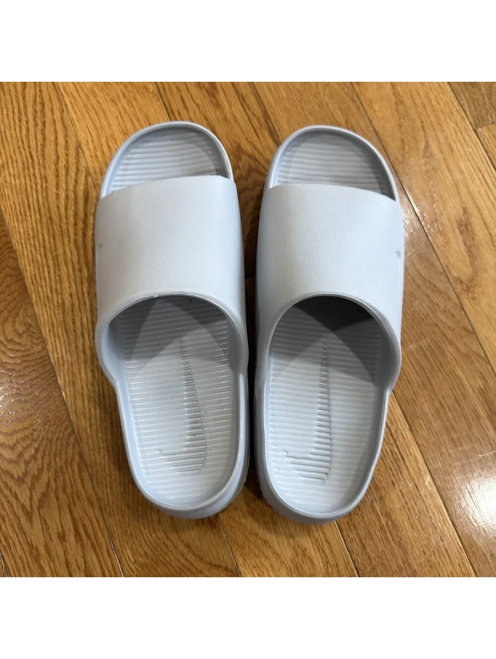 Size Men’s 12 , Women’s 13 Nike Calm Slide Sandals Gray Water Comfort Casual